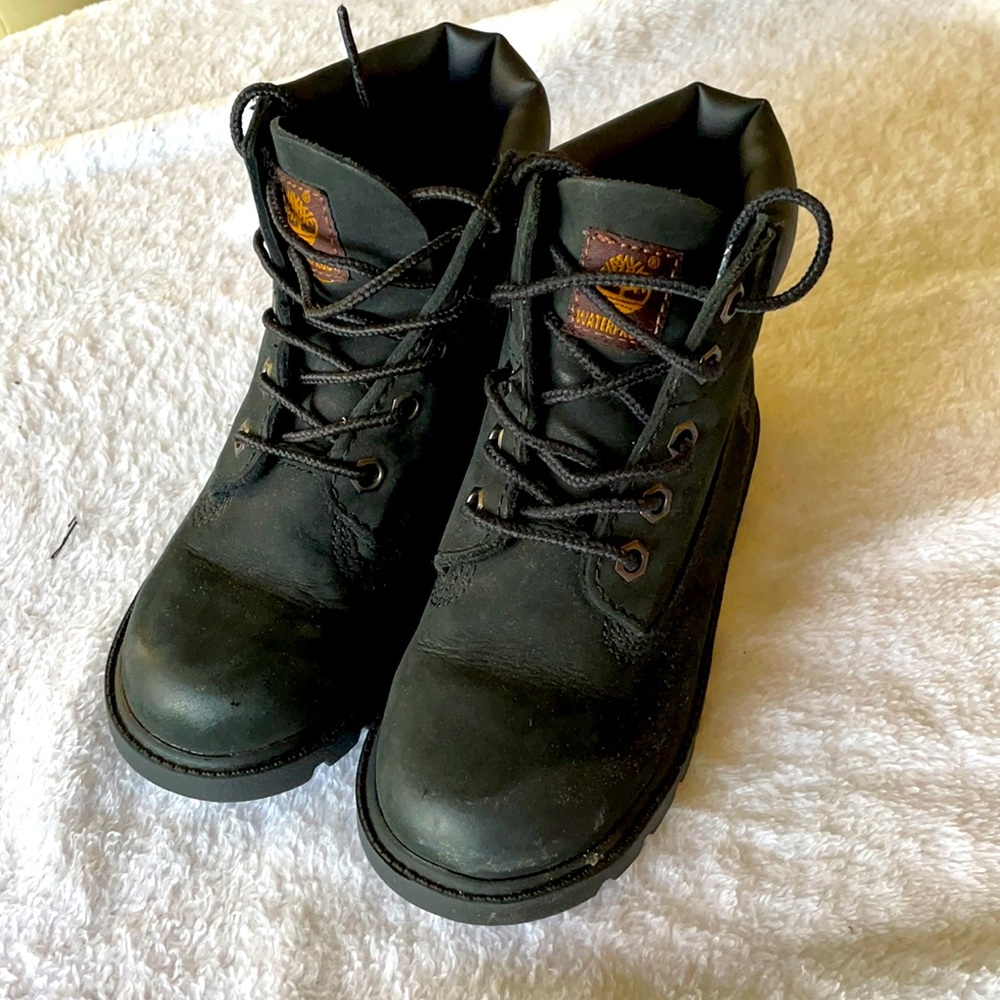 Black Timberland boots ⚫️🥾